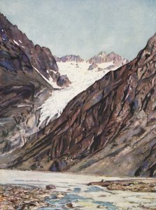 Frankrijk: Le Glacier Blanc Du Mt Pelvoux door Auguste Gerardin