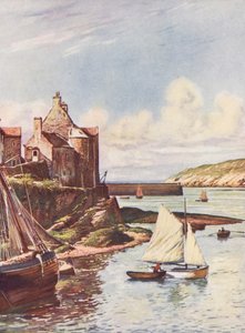 Frankrijk: Le Port Du Conquet door Auguste Gerardin