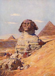 De Sfinx, Egypte door Auguste Gerardin