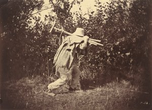 Boer,c. 1870 (foto) door Auguste Giraudon
