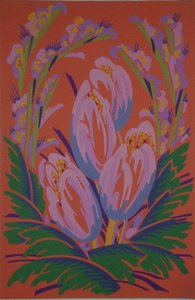 Floraal ontwerp motief uit 