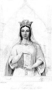 Berengaria van Navarra c1164-1230, koningin-gemalin van koning Richard I 1157-1199, 1844