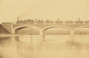Lijn van Villenueve-Saint-Georges naar Montargis, Viaduct over de Loing (bij Montargis) door Auguste Hippolyte Collard
