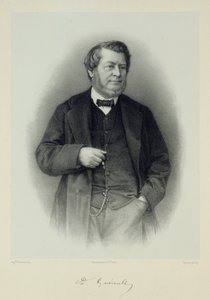 Portret van Adolphe Guéroult 1810-1872 door Auguste Lemoine