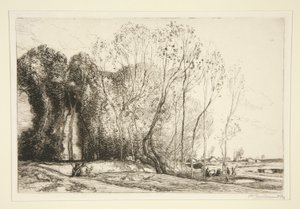 Belle matin?e d door Auguste Lepere