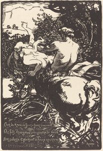 Centaur door Auguste Lepere