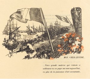 Opdrachtpagina, gepubliceerd 1900 door Auguste Lepere