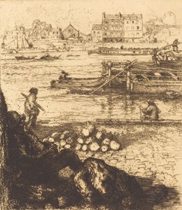 Dokwerker, Pier bij La Gare, 1894