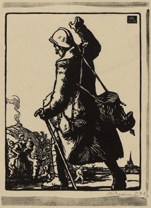 De verlofganger door Auguste Lepere