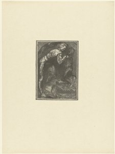 Michelangelo beeldhouwt een slaaf