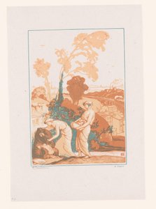 Muziek en Poëzie helpen de kunstenaar door Auguste Lepere