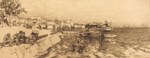 Pier van Bercy door Auguste Lepere