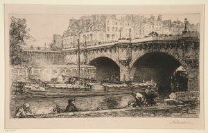 Pont Neuf door Auguste Lepere