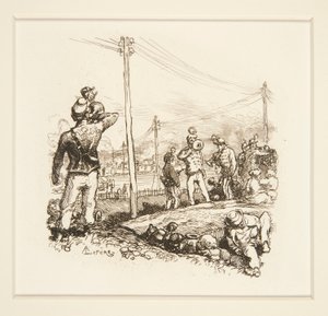 Soldaten met trompetten