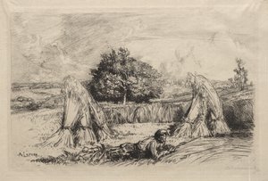 Schoven van rogge, Crèvecœur door Auguste Louis Lepère