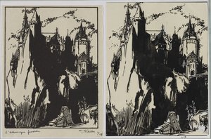 Feodaal Duitsland door Auguste Louis Lepère