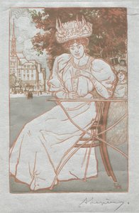 Parijs Almanak, 1897: Zomer door Auguste Louis Lepère