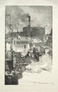 De Gobelins Wijk door Auguste Louis Lepère