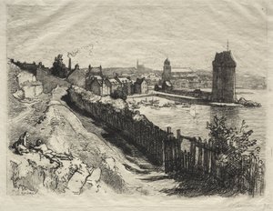 Saint-Servan door Auguste Louis Lepère