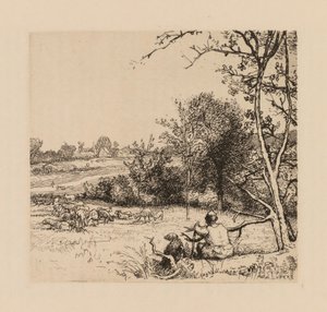 Auguste Lepère: De omgevallen appelboom, Picardië