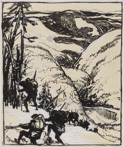In de Vogezen door Auguste Louis Lepère