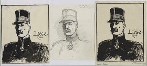 Generaal Leman door Auguste Louis Lepère