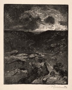 La vallée de Franchard door Auguste Louis Lepère