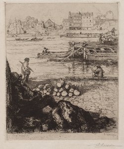 De havenarbeider: Quai de la Gare