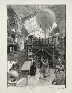 Het Paleis van de Vrije Kunsten, Interieur door Auguste Louis Lepère