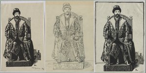 Le Tsar, 1914 door Auguste Louis Lepère