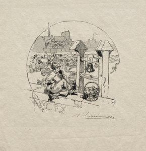 Marché aux Pommes, Nr. 2 door Auguste Louis Lepère