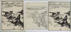Engelse mitrailleurs, 1914
