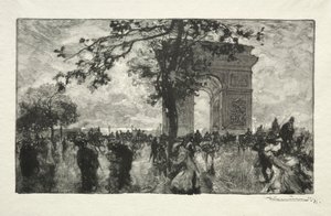 Retour du Bois door Auguste Louis Lepère