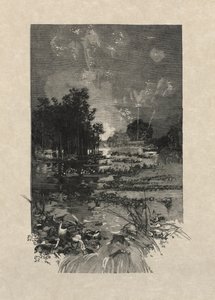 Het Festival voor de slachtoffers van plicht, 1884 door Auguste Louis Lepère
