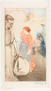 Wasvrouwen door Auguste Louis Lepère