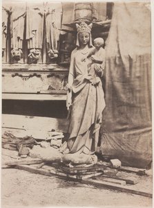 Beeld van de Maagd, Notre Dame de Paris door Auguste Mestral