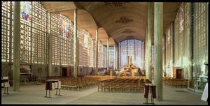 Binnenaanzicht van de kerk