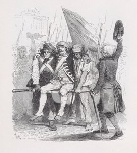 Veertiende juli, uit The Complete Works of Béranger, 1836. Makers: Auguste Raffet, Lacoste, Eugène Guillaumot door Auguste Raffet, Lacoste, Eugène Guillaumot