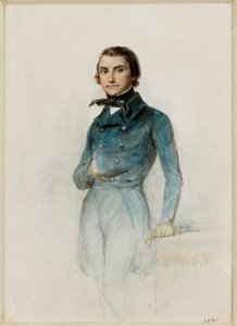 Portret van Louis Blanc 1811-1882 door Auguste Raffet