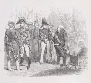 De barbaarse heilige alliantie uit De volledige werken van Béranger door Auguste Raffet