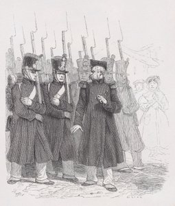 De oude korporaal uit De volledige werken van Béranger, 1836 door Auguste Raffet