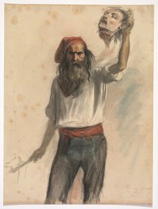 Un Borreau Een beul, ca. 1848 door Auguste Raffet