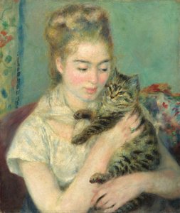 Vrouw met een Kat