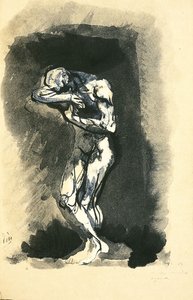 Illustratie voor Les Fleurs du Mal De bloemen van het kwaad door Charles Baudelaire