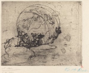 De liefde voor de wereld door Auguste Rodin