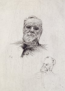 Portret van Victor Hugo (1802-85) door Auguste Rodin