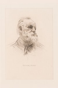 Portret van Victor Hugo door Auguste Rodin
