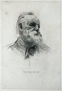 Portret van de schrijver Victor Hugo door Auguste Rodin