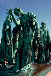 Standbeeld van de Burgers van Calais, 19e eeuw door Auguste Rodin
