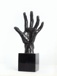 De Hand, gegoten door Georges Rudier, Parijs door Auguste Rodin